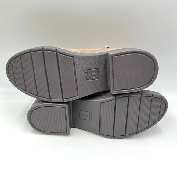 Bzees Womens Size 8.5 Other Half Light Brown Microsuede Ankle Boot Booties Shoes - Picture 8 of 13